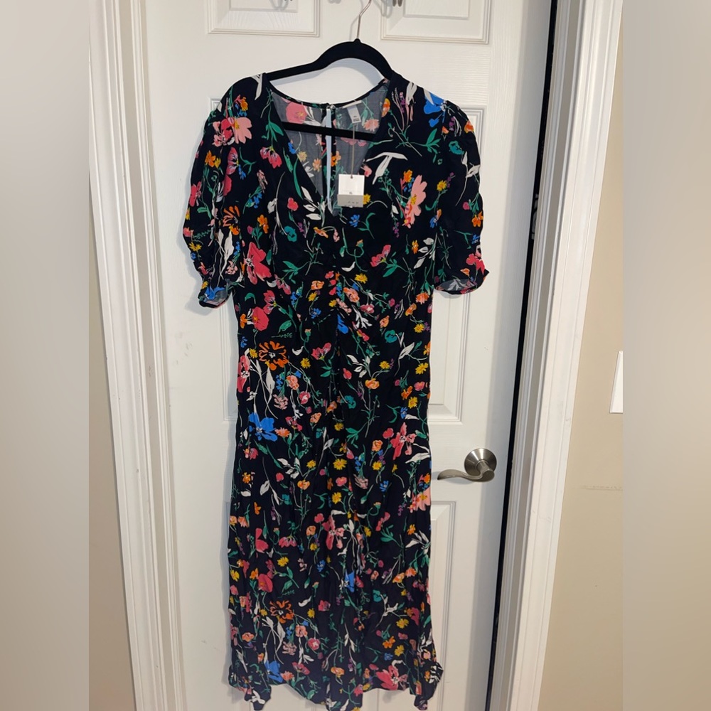 Floral Target Dress